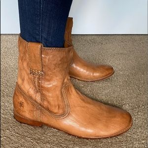 Frye mid calf booties